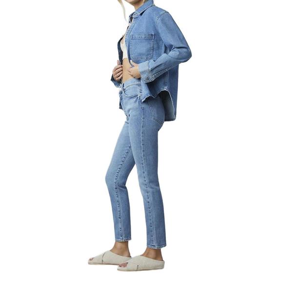 NEW DL1961 - WOMEN'S bella high rise slim in canal - Picture 2 of 3